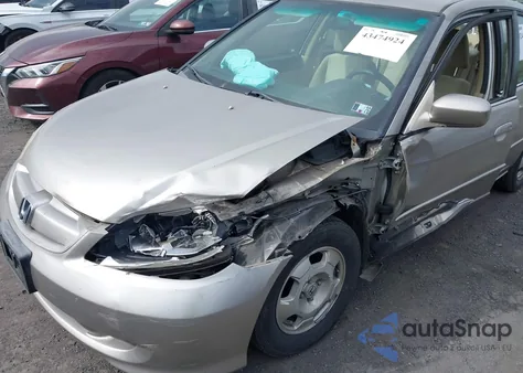 2004 Honda Civic Hybrid z USA, uszkodzony, nr VIN JHMES96604S016241